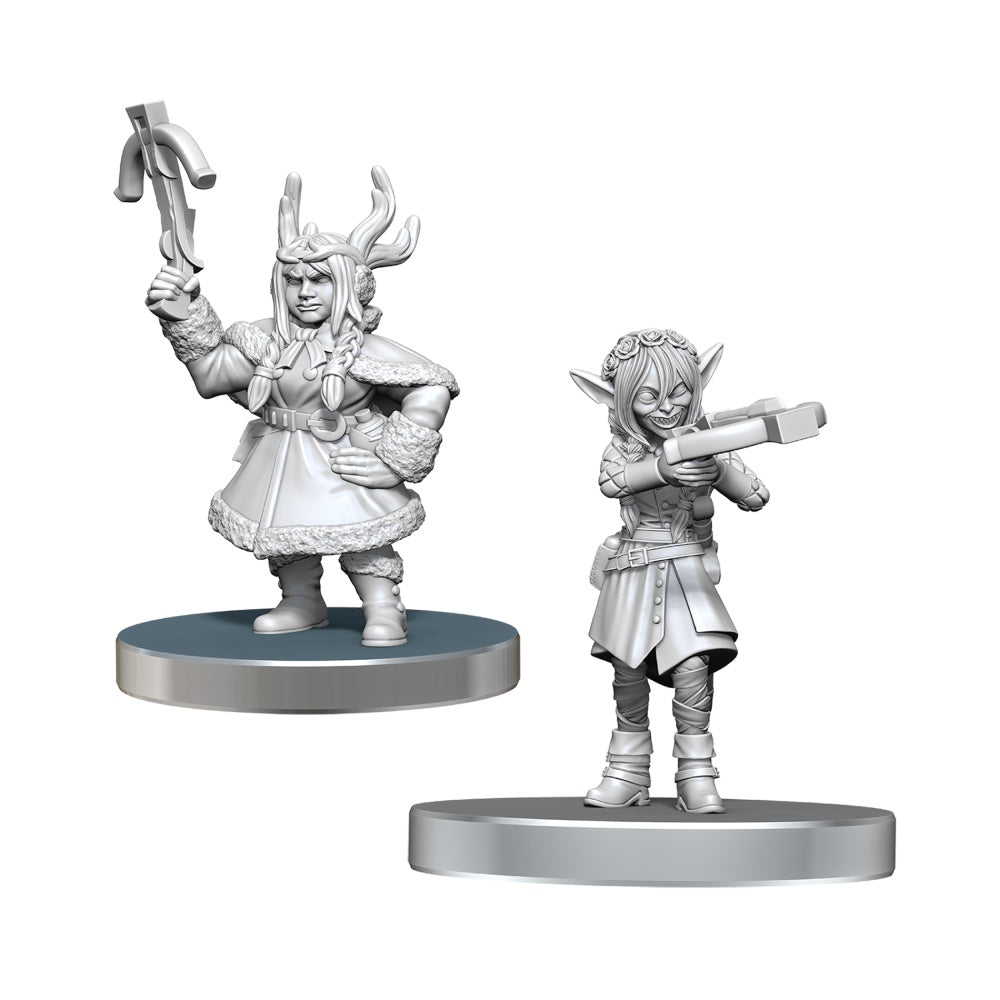 WizKids WZK90792 Critical Role Unpainted Miniatures Veth Brenatto & Nott the Brave
