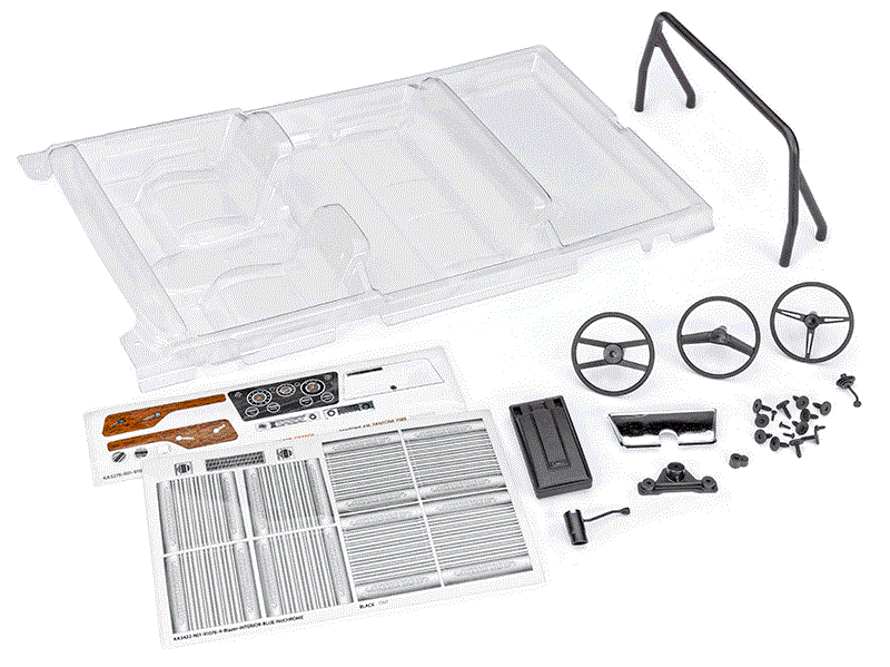 Traxxas 9114 INTERIOR 69-72 BLAZER CLEAR (8404530921709)