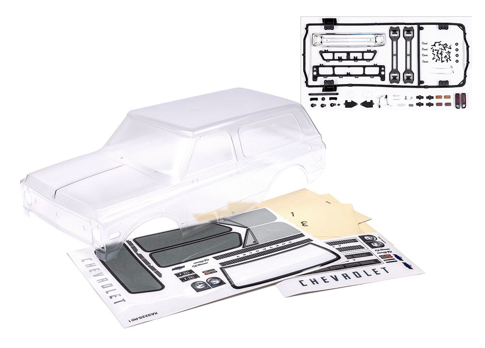 Traxxas 9131 BODY CHEVROLET 69 BLAZER CMPLT CLEAR (8404531183853)