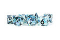 MDG Handcrafted Sharp Edge Resin Dice Set Captured Frost - MDG931