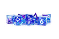 MDG Handcrafted Sharp Edge Resin Dice Set Oceanic Flare - MDG932