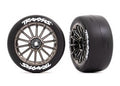 Traxxas 9374R T&W BLK CHRM 2.0 SLICK FRNT (9118042620141)