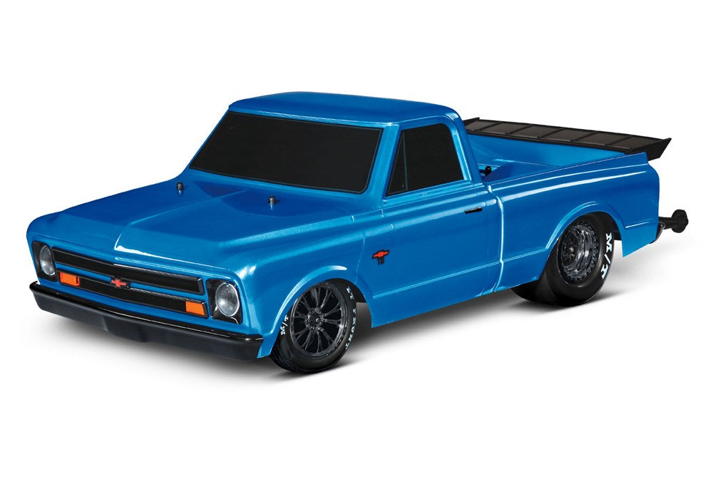Traxxas 94076-4 - 1967 Chevrolet C10: 1/10 Drag Slash RTR With TSM (7546258292973)