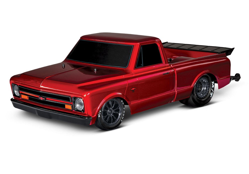 Traxxas 94076-4 - 1967 Chevrolet C10: 1/10 Drag Slash RTR With TSM (7546258292973)