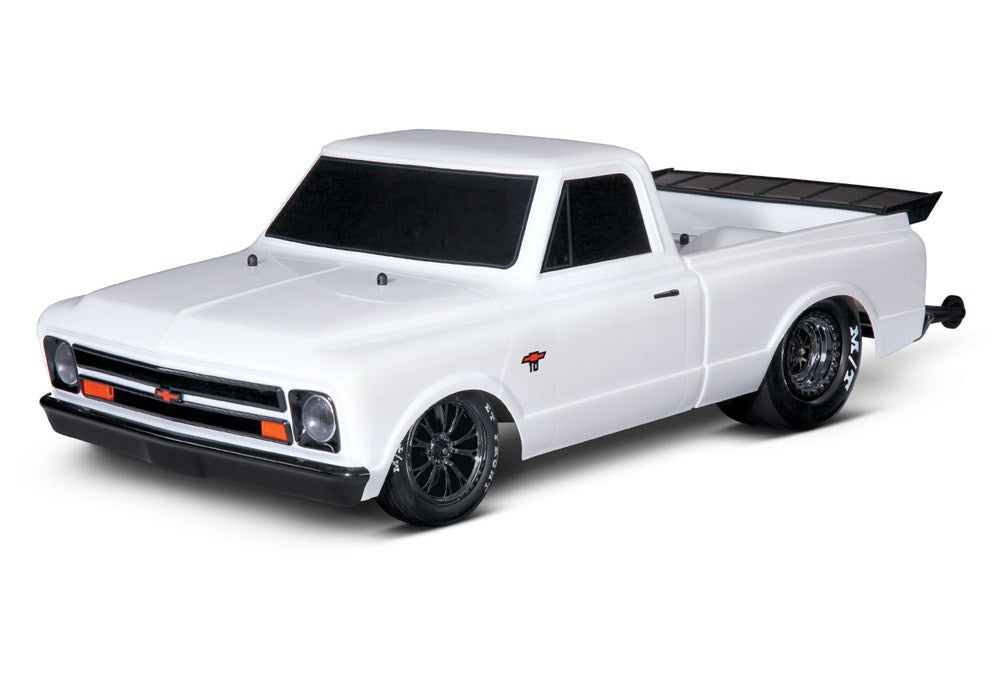 Traxxas 94076-4 - 1967 Chevrolet C10: 1/10 Drag Slash RTR With TSM (7546258292973)