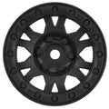 Pro-Line PRO276903 Fr R Impulse 1.9 Blk Plastic Bead-Loc Whl:Crawler (8324334026989)