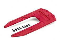 Traxxas 9623R SKIDPLATE RED SLEDGE