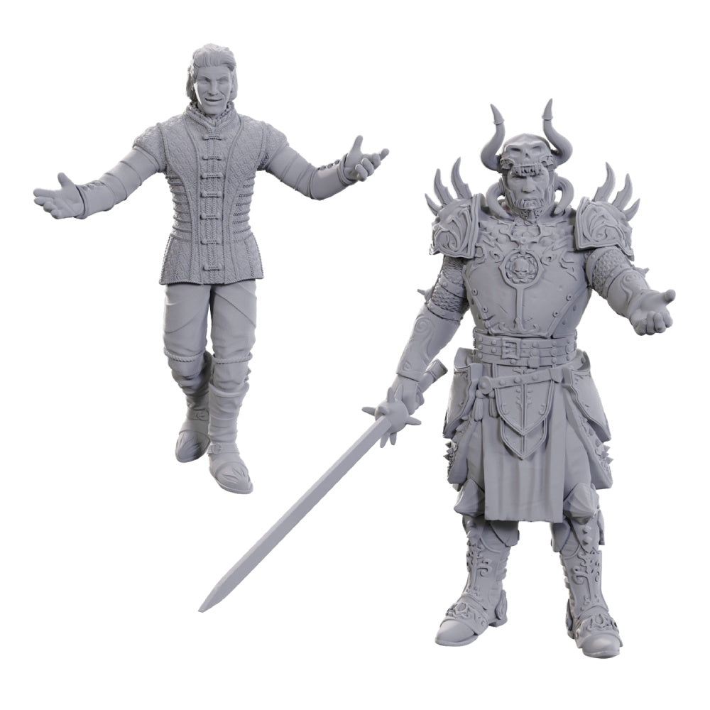 Wizkids WZK96371 D&D Nolzurs Marvelous Miniatures Special Edition Baldurs Gate 3 Sarevok Anchev & Raphael