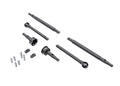 Traxxas 9756 Axle shafts front (2) rear (2)/ stub axles front (2) (hardened steel) (8120432984301)
