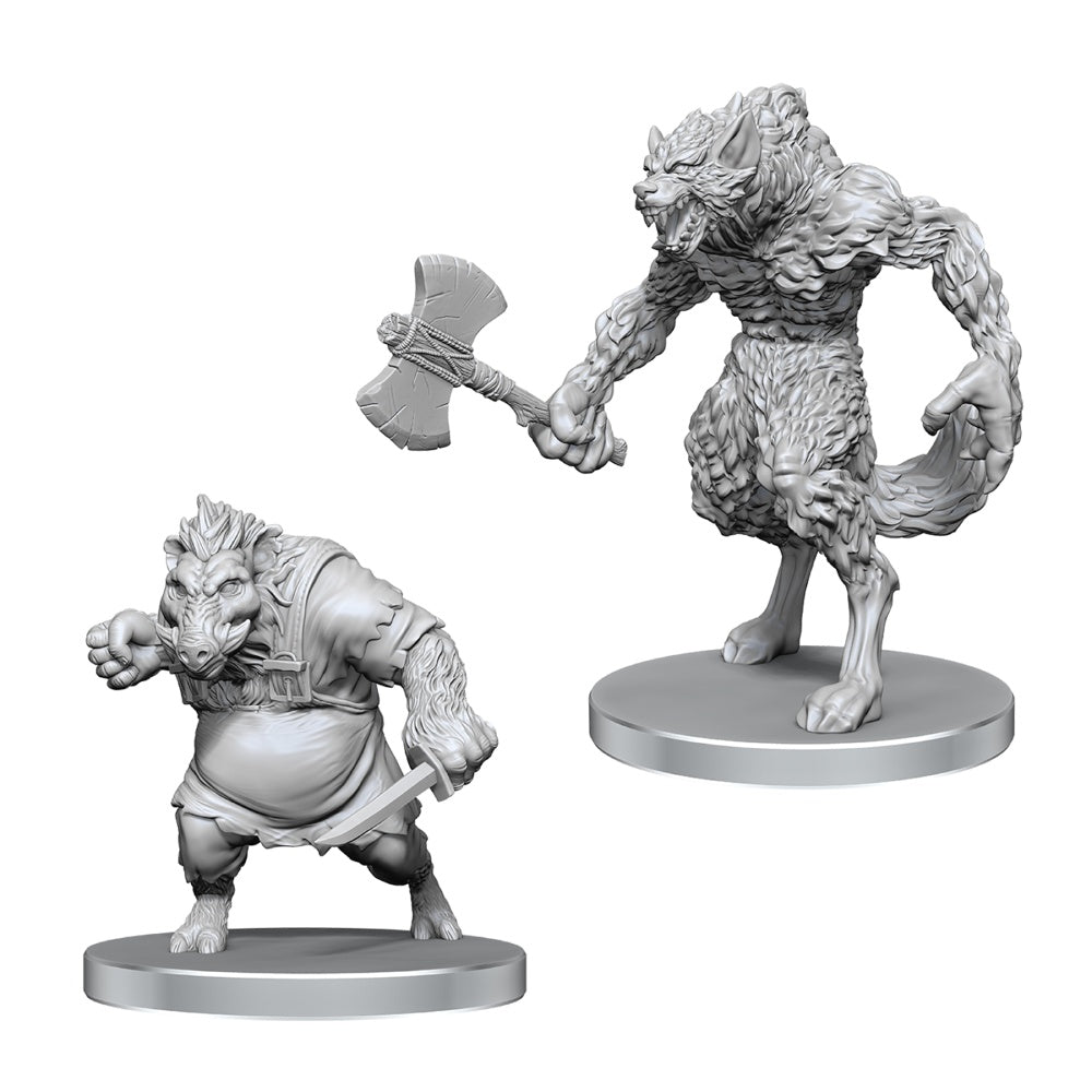 WizKids WZK97583 Pathfinder Battles Deep Cuts Werewolf & Wereboar