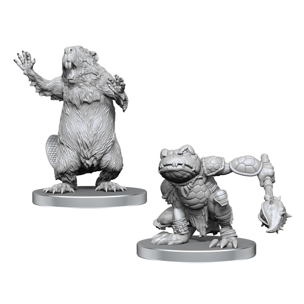 WizKids WZK97587 Pathfinder Battles Deep Cuts Boggard Scout & Castoroides