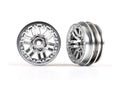Traxxas 9768-SATIN Wheels 1.0" (satin chrome) (2) (8120434360557)