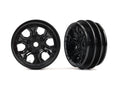 Traxxas 9770 Wheels 1.0" (black) (2) (8120434524397)