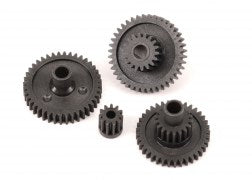 Traxxas 9776 Gear set transmission high range (trail) (16.6:1 reduction ratio)/ pinion gear 11-tooth (8120435015917)
