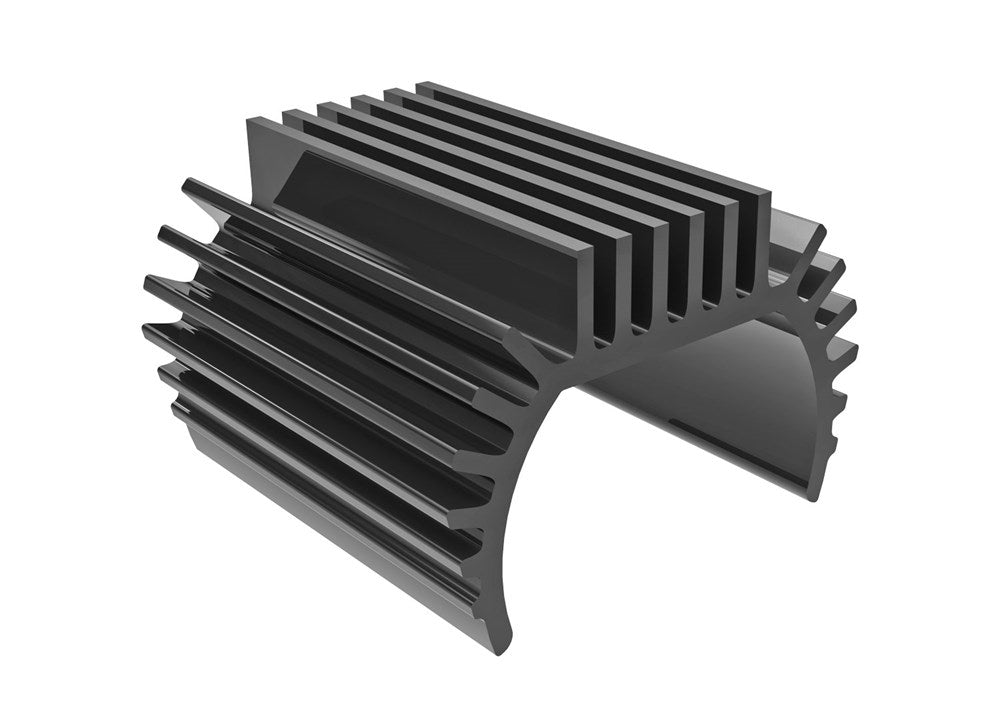 Traxxas 9793-GRAY Heat sink Titan 87T motor (6061-T6 aluminum dark titanium-anodized) (8120437145837)