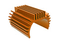 Traxxas 9793-ORNG Heat sink Titan 87T motor (6061-T6 aluminum orange-anodized) (8120437309677)