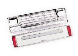 Traxxas 9819-WHT FRONT GRILLE/TAILGATE PANEL WHT