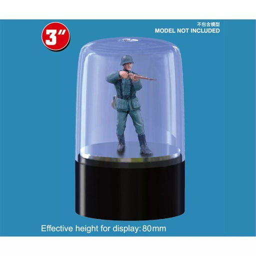 Trumpeter 09831 Turntable Display 84 x 47mm with 83mm dome (round top) - Hobby City NZ