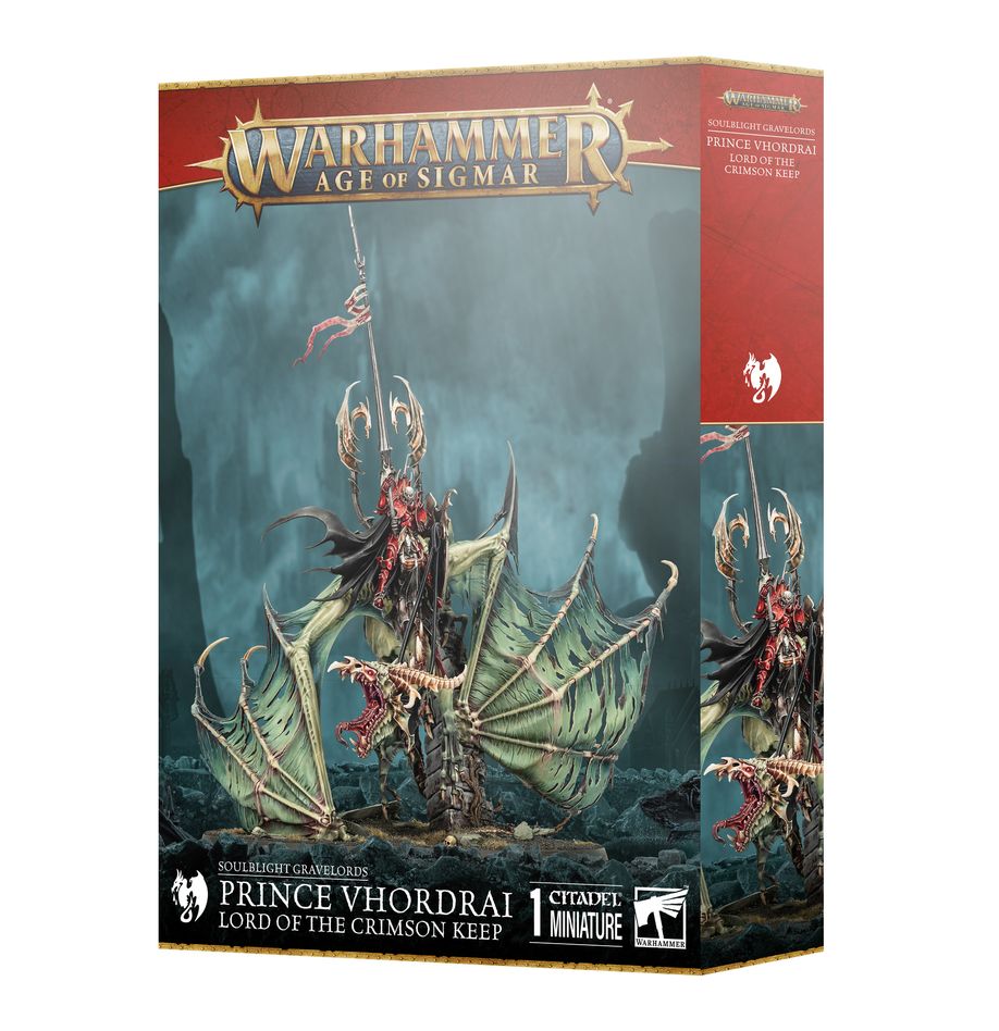 Warhammer Age of Sigmar S/G ; Prince Vhordrai Lord/ Crimson Keep0