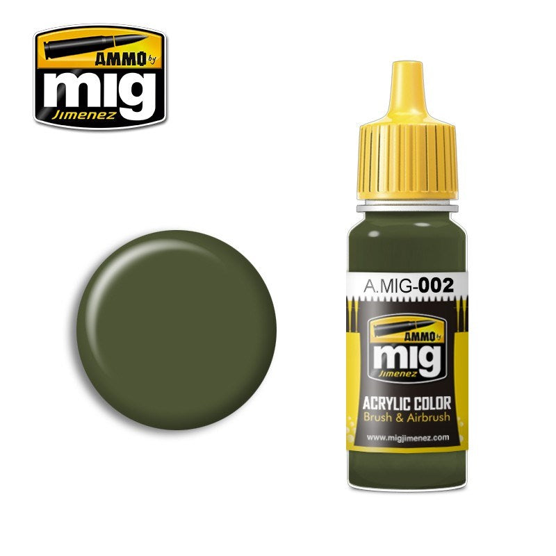 AMMO by Mig Jimenez A.MIG-0002 RAL 6003 OLIVGRN OPT.2 (1885146120241)