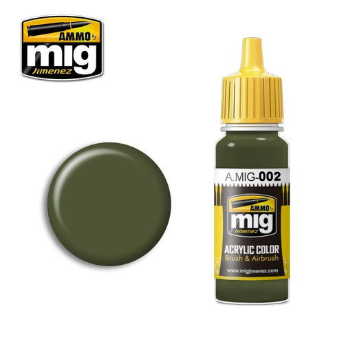 AMMO by Mig Jimenez A.MIG-0002 RAL 6003 OLIVGRN OPT.2 (1885146120241)