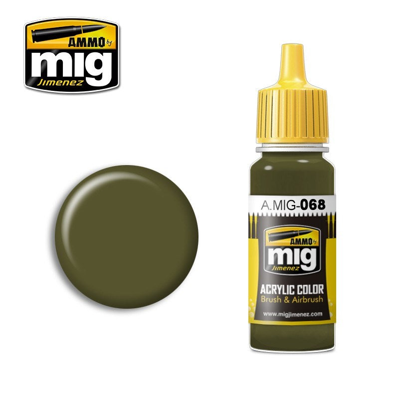 AMMO by Mig Jimenez A.MIG-0068 IDF GREEN (1885152444465)