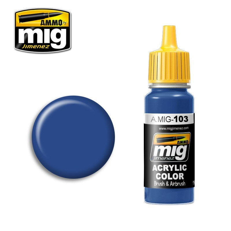 AMMO by Mig Jimenez A.MIG-0103 MEDIUM BLUE