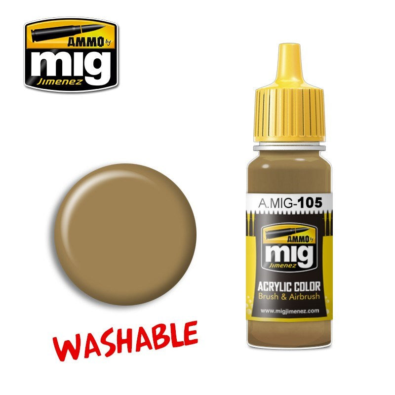 AMMO by Mig Jimenez A.MIG-0105 WASHABLE DUST (RAL 8000) - Hobby City NZ