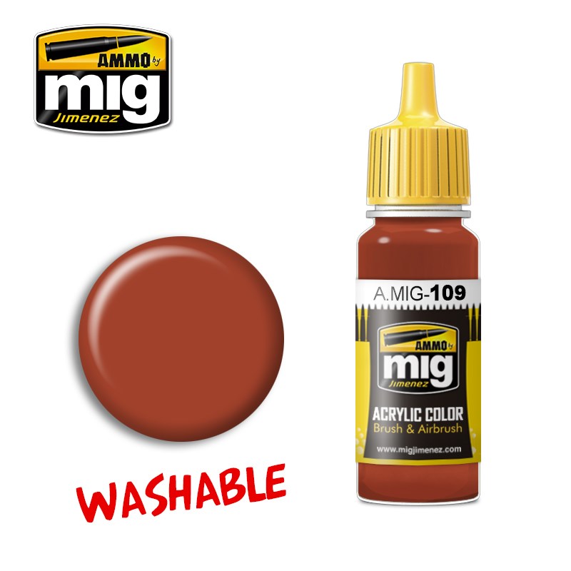 AMMO by Mig Jimenez A.MIG-0109 WASHABLE RUST