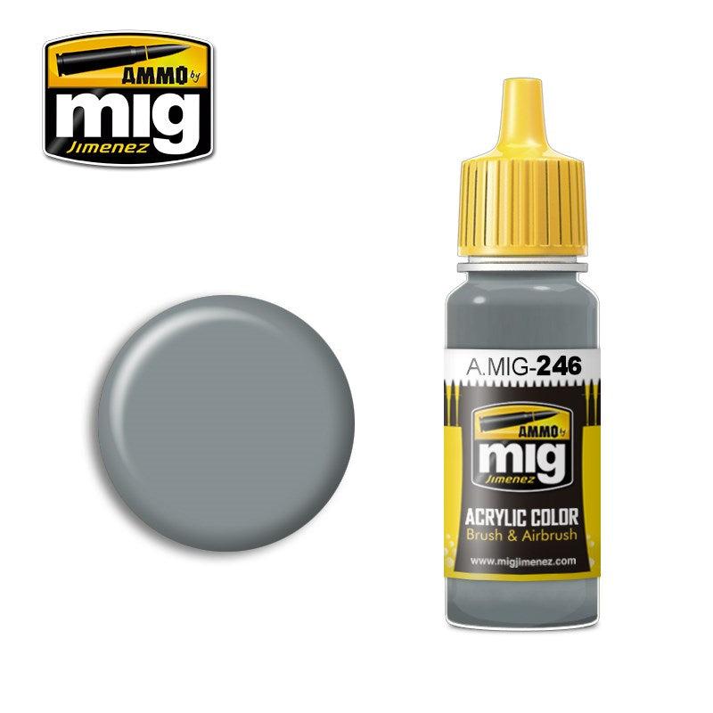 AMMO by Mig Jimenez A.MIG-0246 MEDIUM SEA GREY (BS 637) (1885165551665)