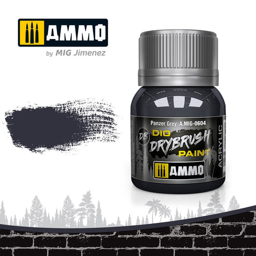 AMMO of Mig Jimenez A.MIG-0604 Drybrush Panzer Grey (6548861386801)