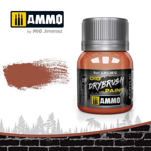 AMMO of Mig Jimenez A.MIG-0612 Drybrush Rust (6548861681713)
