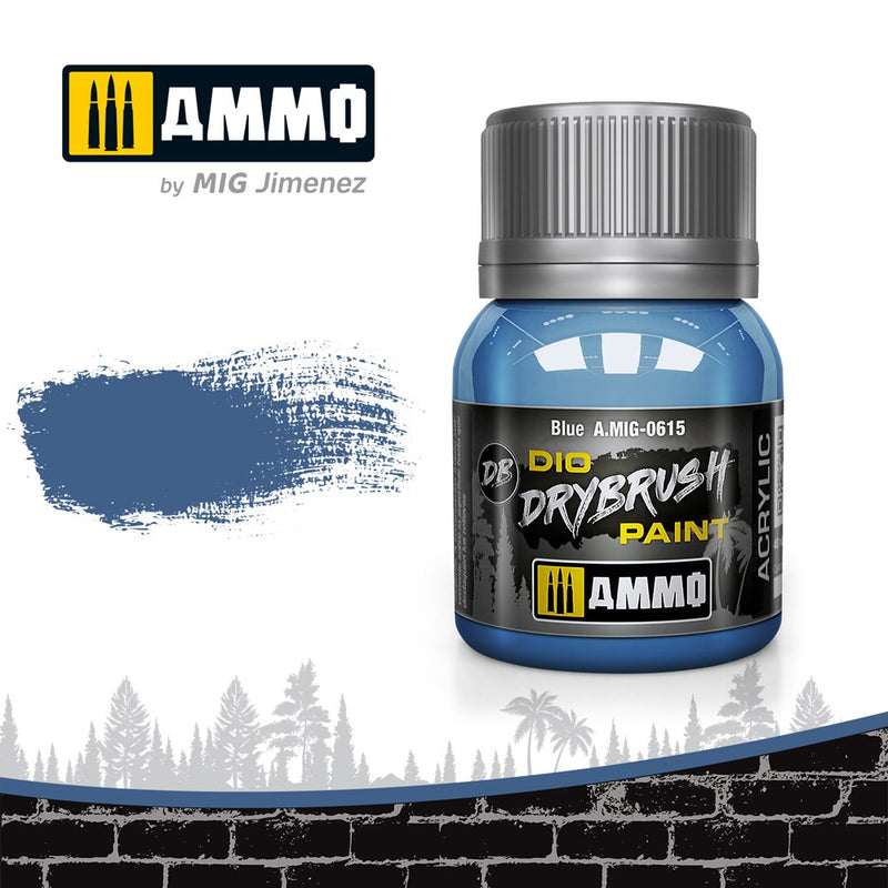 AMMO of Mig Jimenez A.MIG-0615 Drybrush Blue