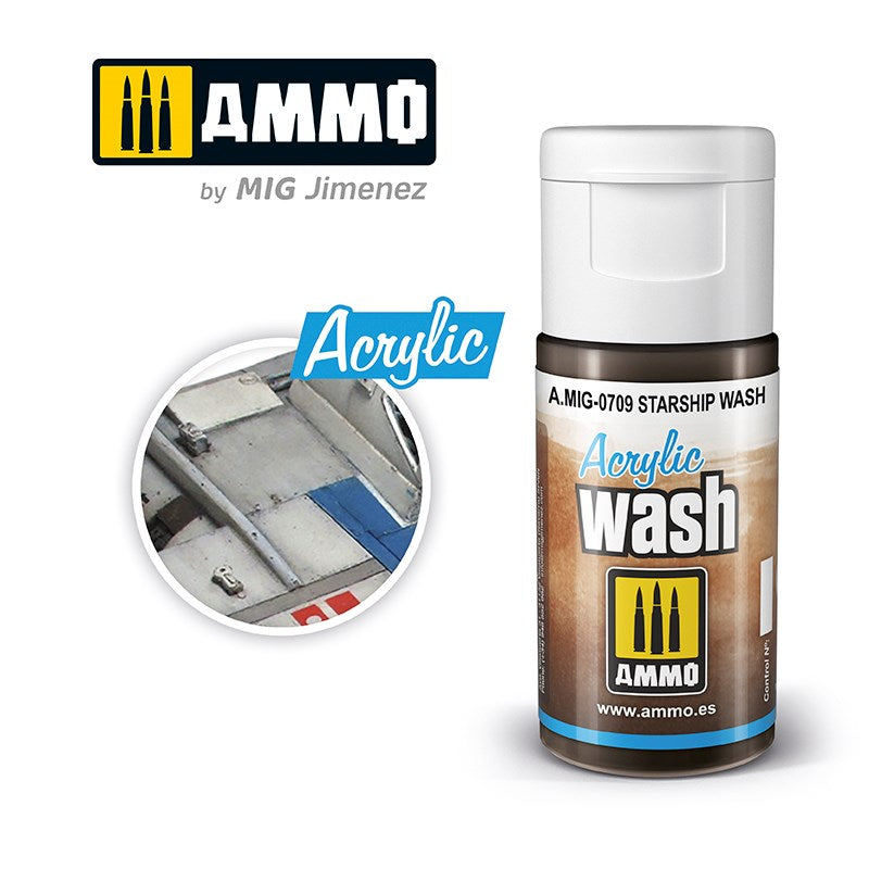 AMMO by Mig Jimenez 0709 Acrylic Filter Starship Wash - Hobby City NZ