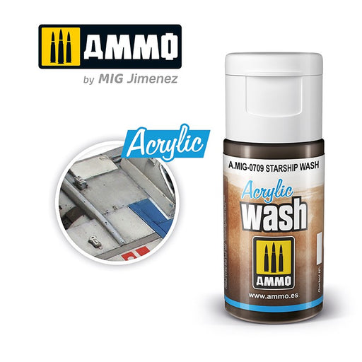 AMMO by Mig Jimenez 0709 Acrylic Filter Starship Wash - Hobby City NZ