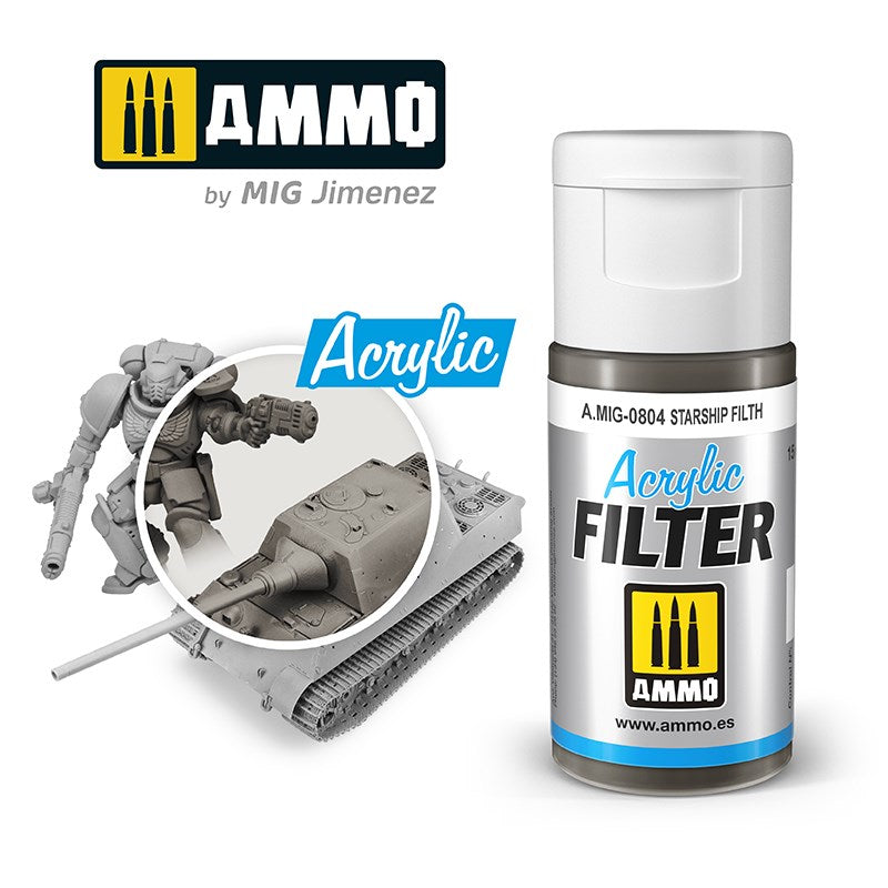 AMMO by Mig Jimenez 0804 Acrylic Filter Starship Filth