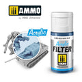 AMMO by Mig Jimenez 0808 Acrylic Filter Marine Blue (6660654137393)