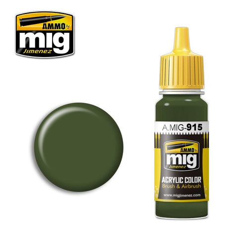 AMMO by Mig Jimenez A.MIG-0915 DARK GREEN (1885167353905)