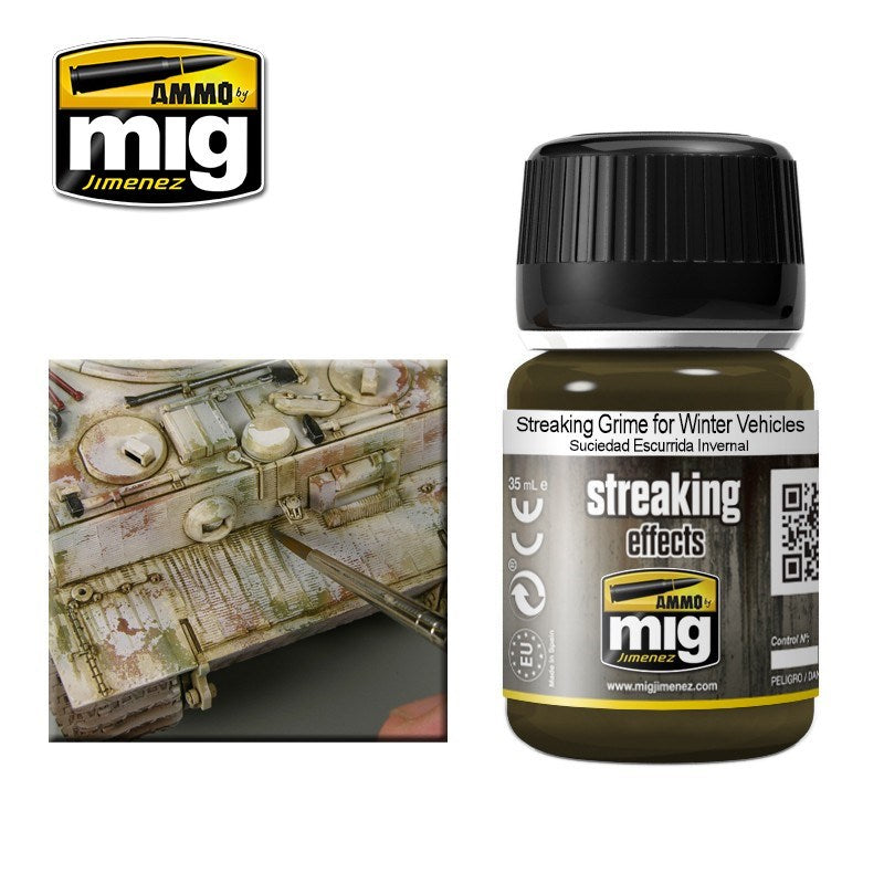 AMMO by Mig Jimenez A.MIG-1205 STREAKING GRIME FOR WINTER VEHICLES - Hobby City NZ