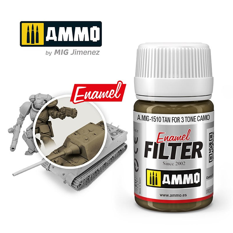 AMMO by Mig Jimenez A.MIG-1510 TAN FOR 3 TONE CAMO (1885175283761)