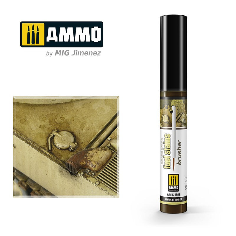 AMMO by Mig Jimenez 1801 EFFECTS BRUSHER - Fuel Stains (6657325727793)