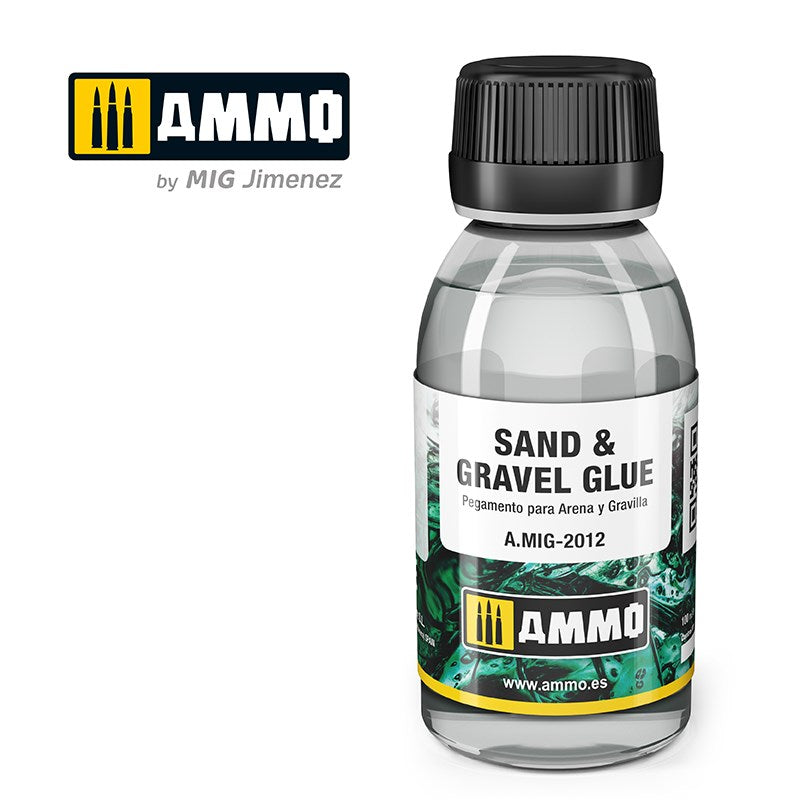 AMMO by Mig Jimenez A.MIG-2012 SAND & GRAVEL GLUE (1885181182001)