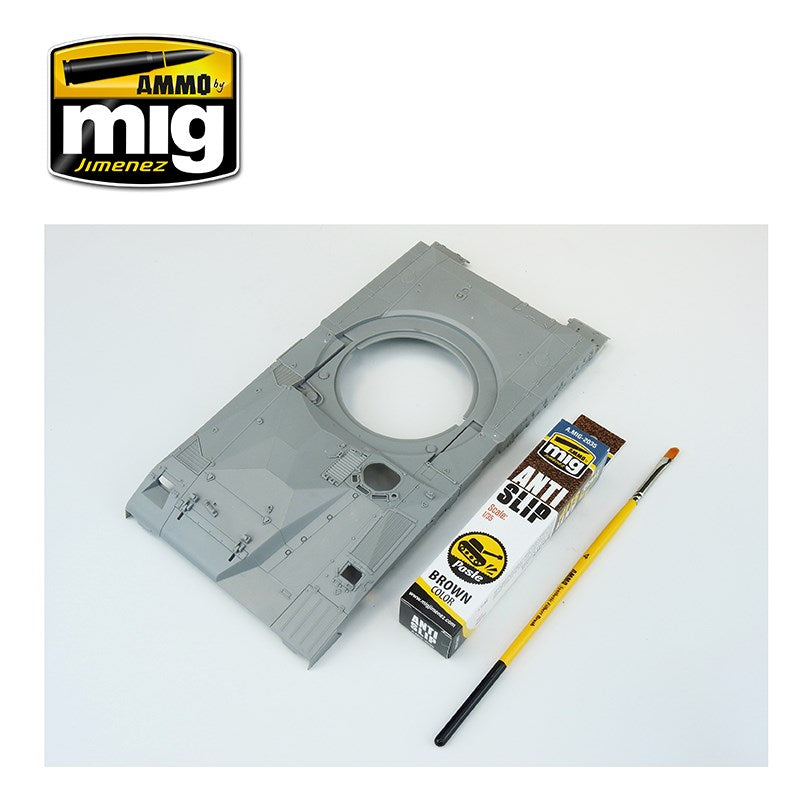 AMMO by Mig Jimenez A.MIG-2035 ANTI-SLIP PASTE - BROWN COLOR FOR 1/35 (2050571894833)