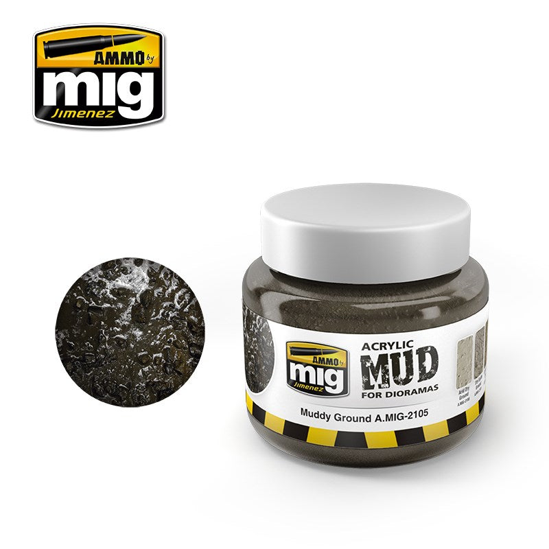 AMMO by Mig Jimenez A.MIG-2105 MUDDY GROUND (1885183672369)