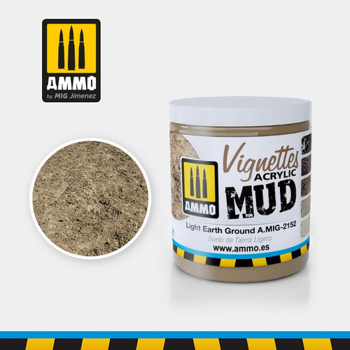 AMMO by Mig Jimenez EARTH GROUND (100ML) - VIGNETTES ACRYLIC MUD