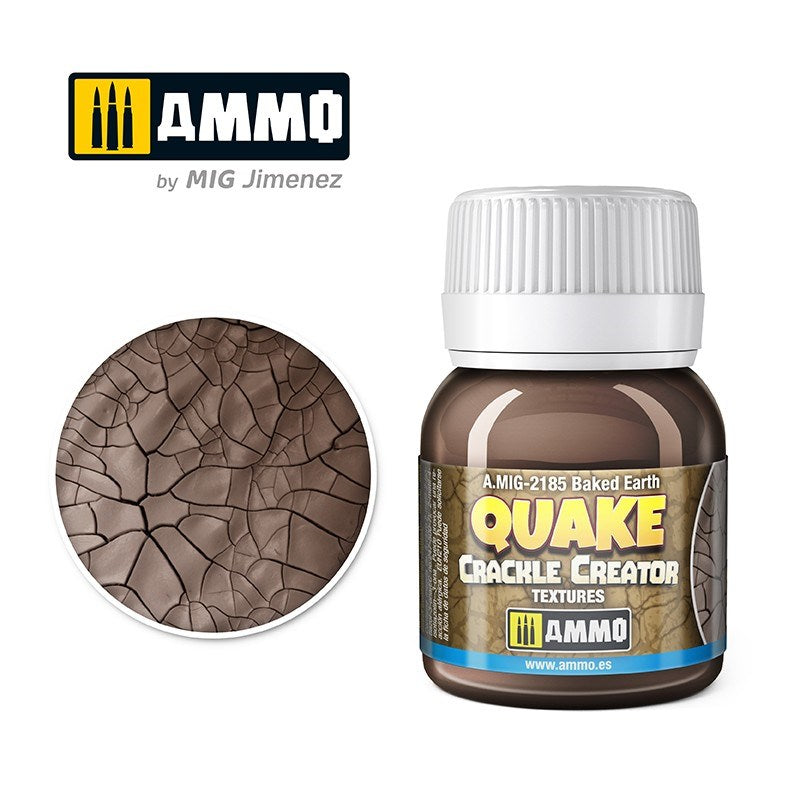 AMMO by Mig Jimenez A.MIG-2185 QUAKE CRACKLE CREATOR TEXTURES Baked Earth (8170399924461)