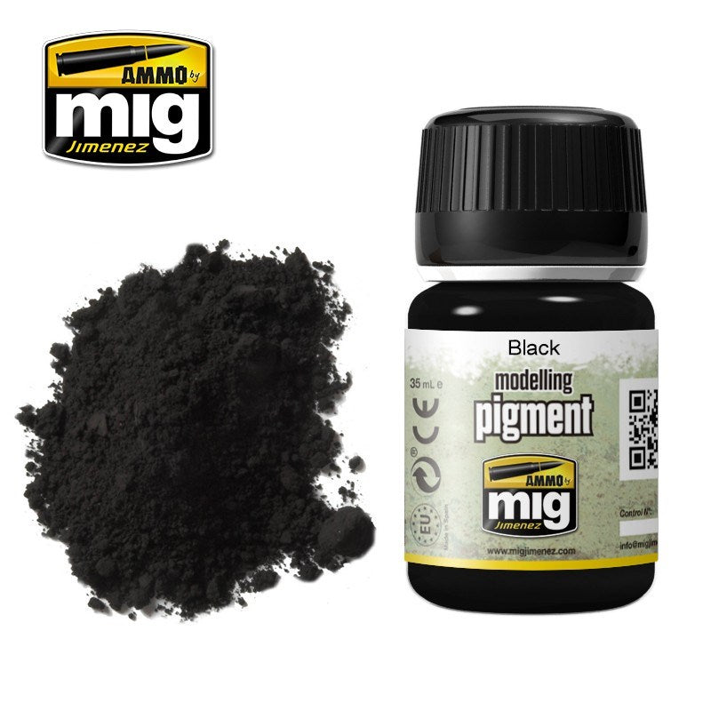 AMMO by Mig Jimenez A.MIG-3001 BLACK PIGMENT (1885184786481)