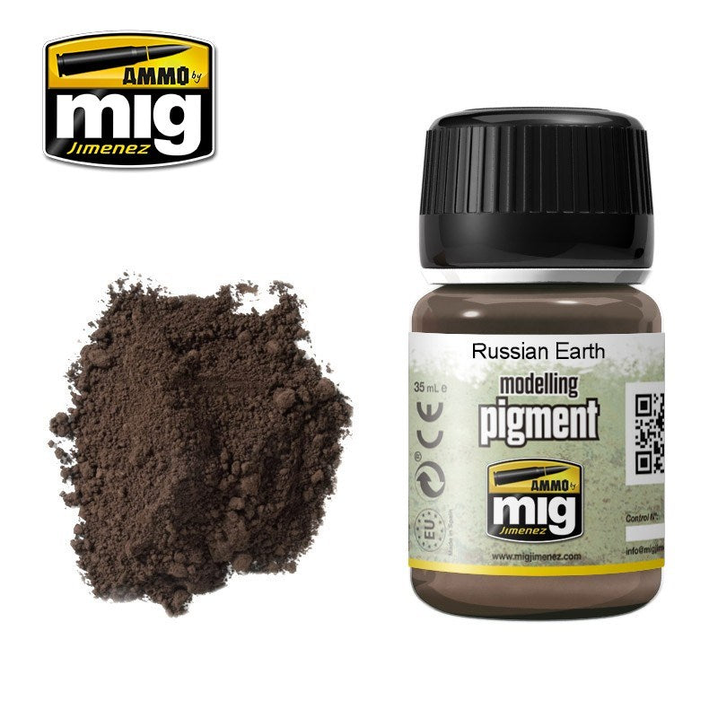 AMMO by Mig Jimenez A.MIG-3014 RUSSIAN EARTH PIGMENT (1885185900593)