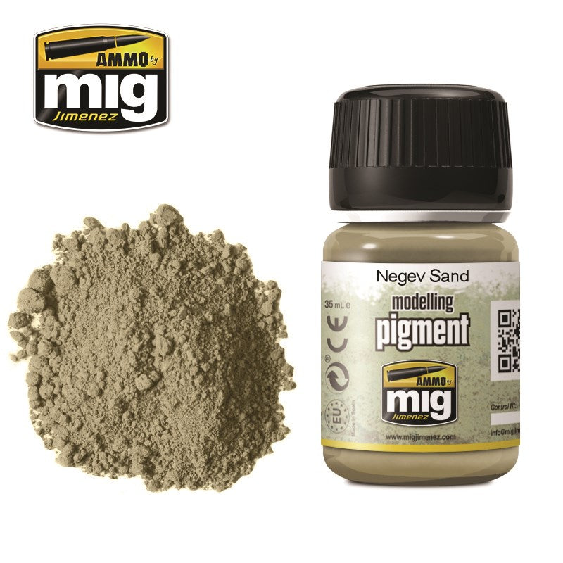 AMMO by Mig Jimenez A.MIG-3024 NEGEV SAND PIGMENT (1885187342385)