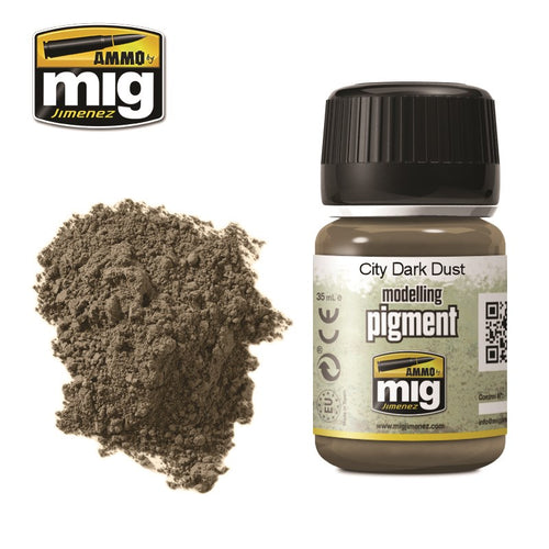 AMMO by Mig Jimenez A.MIG-3028 CITY DARK DUST PIGMENT (1885187506225)